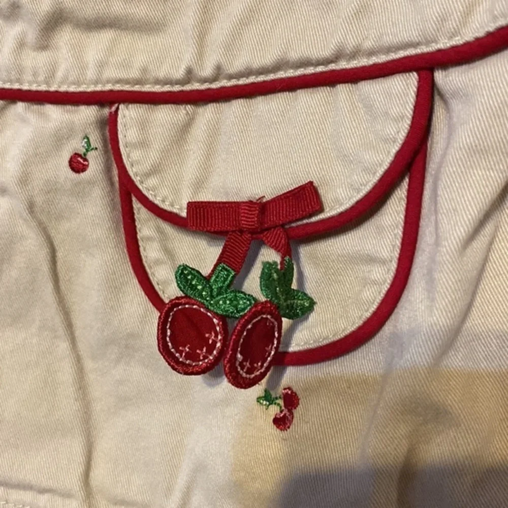 Gymboree Cherries Cherries Everywhere Jumper Dress 12-18M Cherry Pie